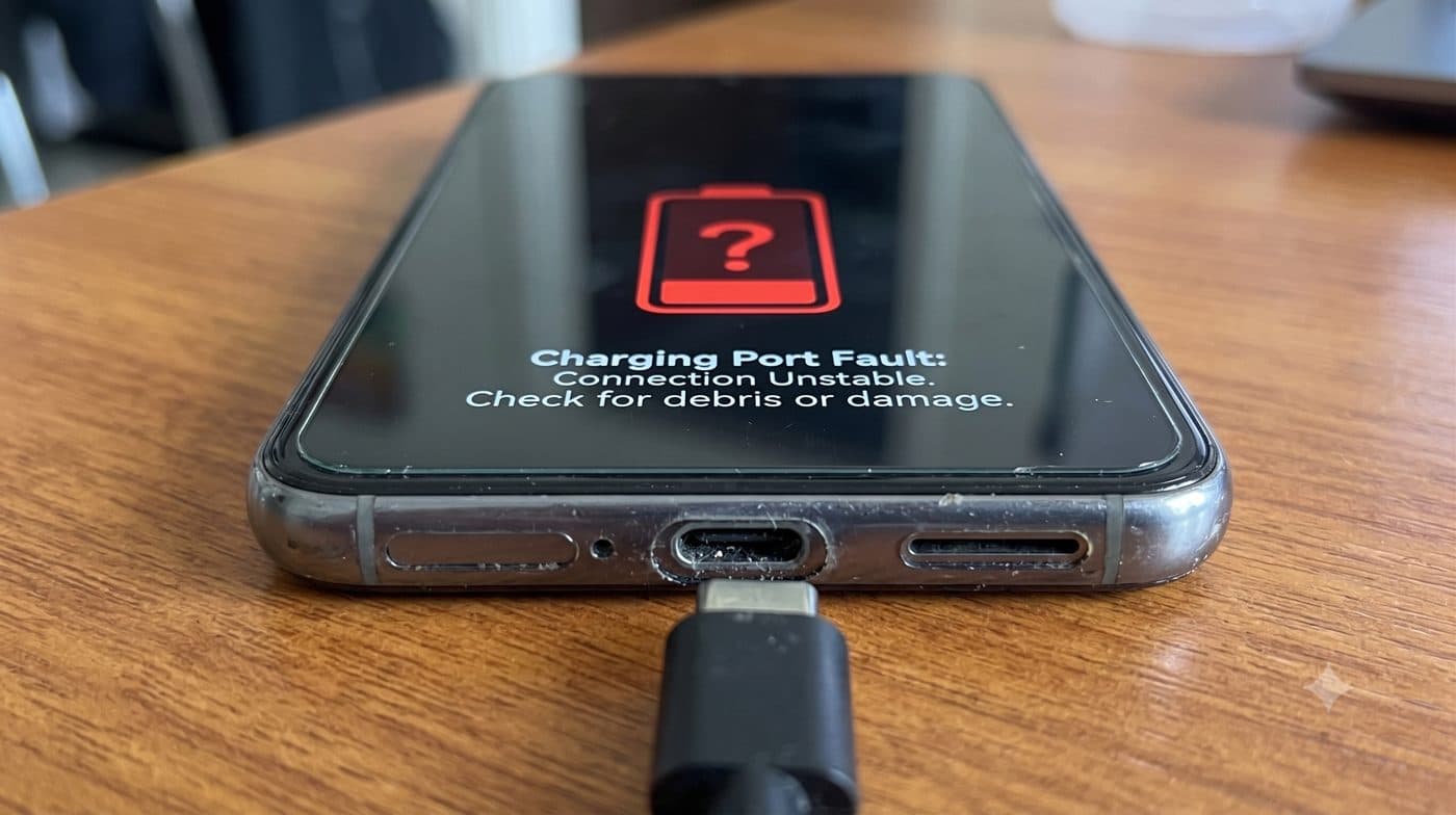 Charging Port Repair — before